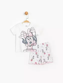 Костюм (футболка, шорты) Minnie Mouse Disney 1 год (86 см) белый MN15483