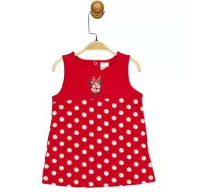 Платье Minni Mouse 68-74 см (6-9 мес) Disney MN15758 Красный 8691109879318
