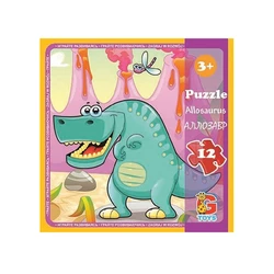 Пазлы Динозавры G-Toys 12 элементов 4824687638235