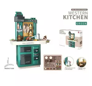 Кухня с набором посуды Kimi со звуковым и световым эффектом Разноцветный 6968995400103