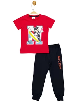 Костюм (футболка, штаны) Mickey Mouse 98 см (3 года) Disney MC18073 Черно-красный 8691109892249
