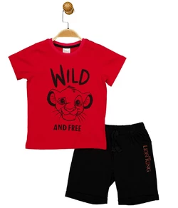 Костюм (футболка, шорты) The Lion King 98 см (3 года) Disney AS17586 Черно-красный 8691109881663