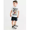 Костюм (футболка, шорты) Mickey Mouse 98 см (3 года) Disney MC18070 Бело-черный 8691109888082