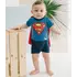 Песочник (комбинезон) Superman 62-68 см (3-6 мес) Cimpa SM14058 Сине-красный 8691109704917
