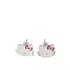 Серьги-пусеты Hello Kitty Sanrio Бело-розовый 4045316572878