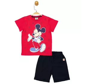 Костюм (футболка, шорты) Mickey Mouse 98 см (3 года) Disney MC17276 Черно-красный 8691109880864