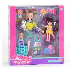 Кукла с аксессуарами 33 см Kimi 2 питомца ребенок Разноцветная 6975633430064