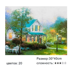 Картина по номерам Деревенская живопись Kimi 30 х 40 см 6900066324109