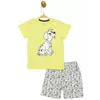 Костюм (футболка, шорты) 101 Dalmatians 98 см (3 года) Disney DL17606 Серо-желтый 8691109890443