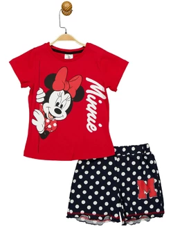 Костюм (футболка, шорты) Minni Mouse 98 см (3 года) Disney MN18064 Черно-красный 8691109893536