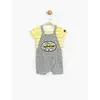 Костюм (полукомбинезон, футболка) Batman DC Comics 12-18 мес (80-86 см) серо-желтый BM15582