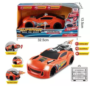Гоночная Машина Kimi со световым и звуковым эффектом Оранжевая 6965132110017