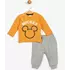 Костюм (свитшот, штаны) Микки Маус 80-86 см (12-18 мес) Disney MC16210 Светло-персиковый 8691109825001
