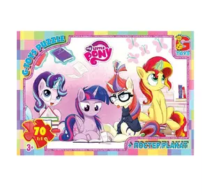 Пазлы My little Pony G-Toys 70 элементов 4824687639089