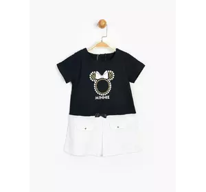 Платье Minnie Mouse Disney 2 года (92 см) черно-белое MN15513