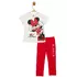 Костюм (футболка, штаны) Minni Mouse 98 см (3 года) Disney MN18067 Бело-красный 8691109891426