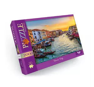 Пазлы Венеция Италия Danko Toys 2000 деталей Разноцветный 4823102808307