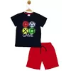 Костюм (футболка, шорты) 98 см (3 года) Panolino PL17583 Сине-красный 8691109885340