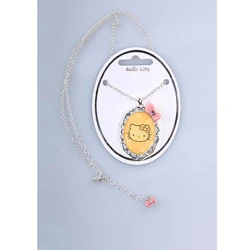 Цепочка с кулоном Hello Kitty Sanrio Желто-розовый 4045316232284