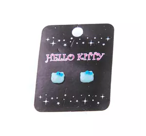 Серьги-пусеты Hello Kitty Sanrio Голубой 881780243166