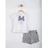 Костюм (футболка+шорты) Minnie Mouse 2 года (92 см) Disney (лицензированный) Cimpа белый серый MN15195
