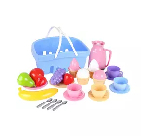 Набор посуды с корзиной ТехноК 26 предметов Разноцветный 4823037607242