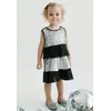 Платье 92 см (2 года) Panolino PL15713 Бело-черный 8691109792631