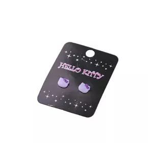 Серьги-пусеты Hello Kitty Sanrio Фиолетовый 2000000001210