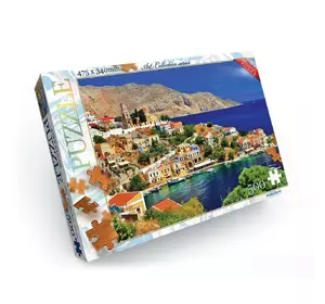 Пазлы Родос Греция Danko Toys 500 деталей Разноцветный 4820186077513