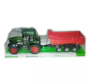 Трактор Kimi с инерционным механизмом Зелено-красный 6968223113539