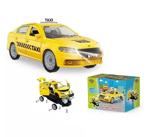Такси Конструктор Kimi со световым и звуковым эффектом Желтый 6900045260145