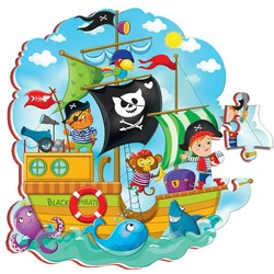 Мягкие пазлы Пираты Vladi Toys 36 элементов 4820174842253