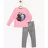 Спортивный костюм (свитшот, штаны) Эльза Анна 98 см (3 года) Disney FZ166191 Розово-серый 8691109837110