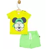 Костюм (футболка, шорты) Mickey Mouse 68-74 см (6-9 мес) Disney MC17271 Желто-салатовый 8691109875419
