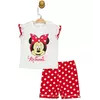Костюм (футболка, шорты) Minni Mouse 68-74 см (6-9 мес) Disney MN17355 Бело-красный 8691109875105