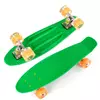 Пенни борд Board со световым эффектом Зелено-оранжевый 6900066348761