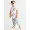 Костюм (футболка, шорты) 101 Dalmatians 86 см (1 год) Disney DL17604 Бело-серый 8691109886828