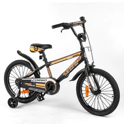 Велосипед Corso 18" Черно-оранжевый 6800083189125