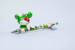Набор ручка с брелком Tokidoki Hello Kitty Sanrio Синяя 4901610690727