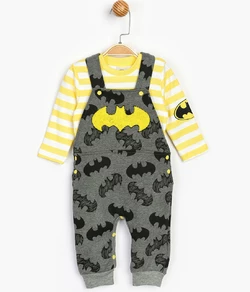 Полукомбинезон со свитшотом Бэтмен 74-80 см (9-12 мес) Cimpa BM16419 Серо-желтый 8691109838407 Полукомбинезон со свитшотом Бэтмен 74-80 см (9-12 мес) Cimpa BM16419 Серо-желтый 8691109838407