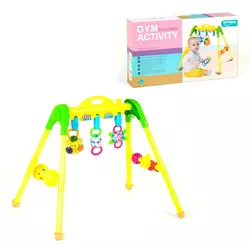 Игровой центр Kimi с 3 подвесками-погремушками разноцветный 70357048 Игровой центр Kimi с 3 подвесками-погремушками разноцветный 70357048