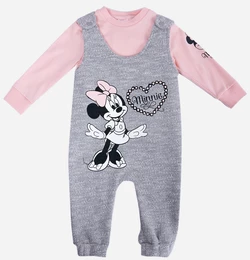 Полукомбинезон со свитшотом Минни Маус Disney 68-74 см (6-9 мес) MN18375 Серо-розовый 8691109924827 Полукомбинезон со свитшотом Минни Маус Disney 68-74 см (6-9 мес) MN18375 Серо-розовый 8691109924827