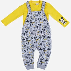 Полукомбинезон со свитшотом Mickey Mouse Disney 68-74 см (6-9 мес) MC18337 Бело-желтый 8691109924230 Полукомбинезон со свитшотом Mickey Mouse Disney 68-74 см (6-9 мес) MC18337 Бело-желтый 8691109924230