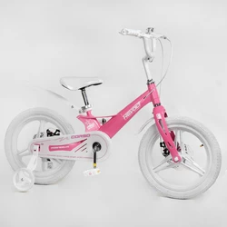 Велосипед Corso 16" Бело-розовый 6800077160383