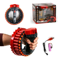 Пистолет бластер Kimi 28 патронов на присоске Черно-красный 6982610410018 Пистолет бластер Kimi 28 патронов на присоске Черно-красный 6982610410018