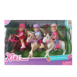 Кукольный набор Kimi конный спорт Разноцветный 6990298434202