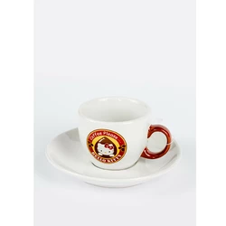 Чашка с блюдцем для эспрессо Hello Kitty Sanrio Белая 4045316405701