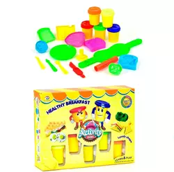 Набор тесто для лепки 5 цветов с формами и аксессуарами Kimi Разноцветный 6990413242699 Набор тесто для лепки 5 цветов с формами и аксессуарами Kimi Разноцветный 6990413242699