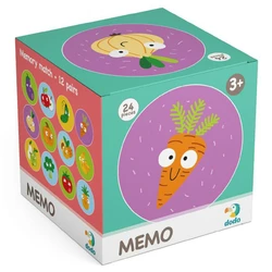 Настольная игра Мемо Dodo Фрукты и овощи Разноцветная 4820198240936