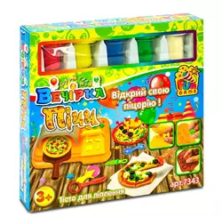 Набор тесто для лепки Пицца Вечеринка Kimi Разноцветный 2000000017044 Набор тесто для лепки Пицца Вечеринка Kimi Разноцветный 2000000017044